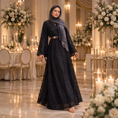 Lace Maxi Dress with Satin Lining