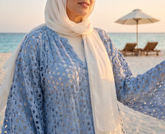Premium Crochet Lace Tunic - Elegant Summer Modest