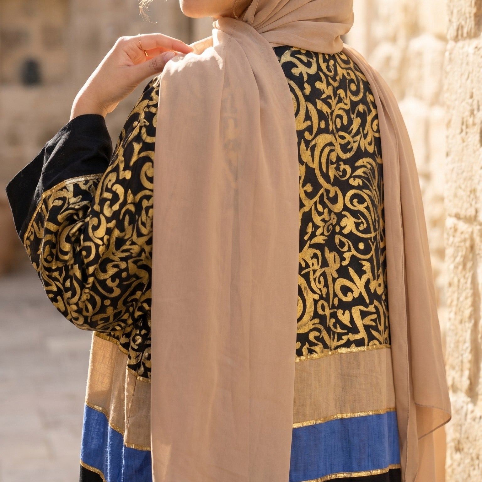 Laser Print Cardigan full view | عرض كامل لـكارديجان بطباعة ليزر – view 4 | لقطة 4