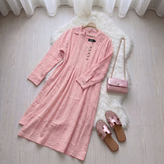 Premium 2-Piece Ribbed Linen Maxi Set