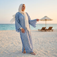 Premium Crochet Lace Tunic - Elegant Summer Modest