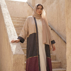 Multi-Tone Printed Linen Cardigan full view | عرض كامل لـكارديجان كتان مطبوع متعدد الألوان – view 6 | لقطة 6