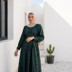 Satin Wrap Dress full view | عرض كامل لـفستان ساتان لف – view 7 | لقطة 7