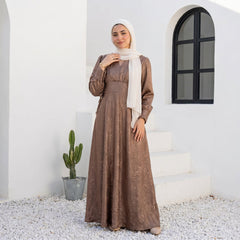 Satin Wrap Dress full view | عرض كامل لـفستان ساتان لف – view 2 | لقطة 2