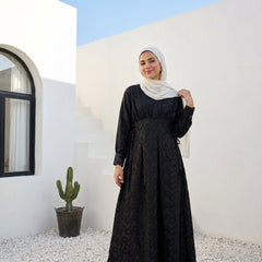 Satin Wrap Dress full view | عرض كامل لـفستان ساتان لف – view 3 | لقطة 3